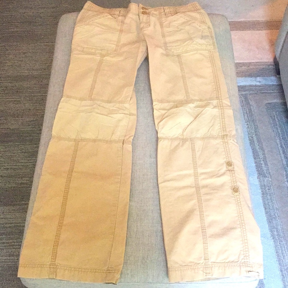 Tan Hollister cargo pants